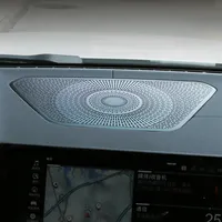 Araba Styling Merkezi Konsolu Ses Hoparlör Boynuzu Dekorasyon Çerçeve Kapak Trim Sticker BMW 3 Serisi G20 G28 2020 LHD Iç