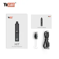 2020 Original Yocan Hit seco Herb Vape Pen Kit 1400mAh Bateria cerâmicos Aquecimento Câmara Portátil 5 cores vaporizador