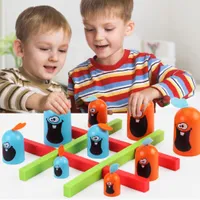 Familien-Party-Spaß-Gobblet Gobblers Board-Spiel-Gobble Sie wandert nach 3 in Folge-Strategie-Spiel Pädagogisches Spielzeug