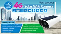 1080P 4G Solar power CCTV IP Wireless network waterproof outdoor home 4G Camera battery not including