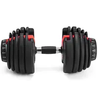 Yeni Ağırlık Ayarlanabilir Dumbbell 5-52.5LBS Fitness Egzersizleri Dumbbells Gücünüzü Ton ve Kaslarınızı Yapın ZZA2196 Deniz Nakliye