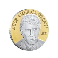 دونالد ترامب عملات 2020 الانتخابات التذكارية حافظ رئيس أمريكا العظمى 45 USA شارة معدنية