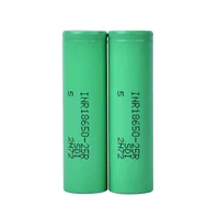 Batteria al 100% di alta qualità 18650 con 2500 mAh Max Batterie di litio ricaricabile per cellule Fit Vape Box FJ752