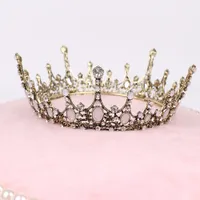 2020 Jewelry Новый Люкс Свадебные прически ретро Кристалл Коронки принцессы Диадемы Pegeant Пром Аксессуары для волос