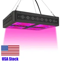 Square Grow Lights for Indoor Plants 600W, Led Grow Light Full Spectrum Growing Lamps with UV&IR Daisy Chain Function for Hydroponic