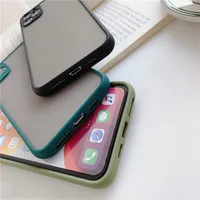 Luxury Matte Translucent Phone Cases For iphonePhone X XR XS 11 Pro Max Bumper Camera Protection Case On 6S 7 8 Plus Shockproof Cover