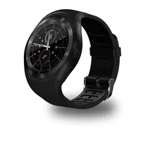 Bluetooth Y1 inteligente Relojes Reloj Relogio Android SmartWatch llamada telefónica SIM TF Cámara de sincronización para Sony HTC Huawei Xiaomi HTC Android reloj teléfono