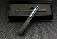 Special Offer Ball Bearing Flipper folding Knife M390 Black Stone Wash Blade Carbon Fiber Handle EDC Pocket Gift Knives