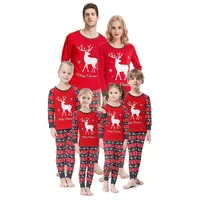 Соответствующие семьи Пижама Рождество оленей пижаму и мама Deer PJs дети семьи набор пижамы Me Пижамы Мальчики Санты
