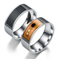 Smart Ring NFC multi-funzionale impermeabile anello intelligente indossando il dito acciaio inossidabile titanio acciaio cellulare telefono