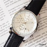les hommes de montres de luxe mouvement quartz montre hugo pour les hommes bracelet en cuir montre patron de haute qualité design imperméable horloge de luxe décontracté Montrésor