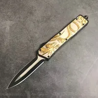 Sonderangebot ! Mi Chinese Dragon Knife (drei Farben) Jagdtaschenmesser Sammlung Messer Weihnachtsgeschenk für Männer 1pcs Freeshipping.