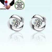 Omhxzj Hurtownie Moda Biżuteria Rotary Love 925 Sterling Silver Stud Kolczyki YS09