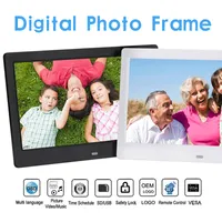 10 inch Screen LED Backlight HD 1024*600 Video Loop Digital Photo Frame Electronic Album Picture Music Movie Full Function Good Gift