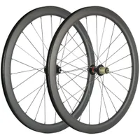 700C Disc Brake Carbon Wheelset Clincher 45mm Depth 25mm Width Carbon Wheels Road Bike 3k Matte Racing Wheels Novatec Hub