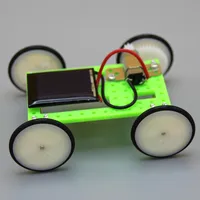 Mini Solar bilmodell DIY Handgjord billeksak Barn Miljöskyddsteknik Gadget
