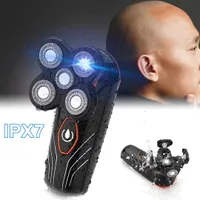 Electric Shaver 5 Heads Floating Blade Shaver Men Beard Trimmer Bald Head Razor Washable Waterproof Rechargeable Hair Clipper