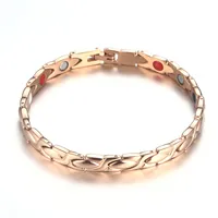 Luxury Women's Titanium Steel Magnetic Health Bracelets Bangle Present Healing Care Bracelet Hälsosam fördel