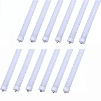 CNSUNWAY VERLICHTING T8 8FT LED Bollen BALLAST BYPASS 45WATT, 4800LUMENS 4000K Daglicht Glow Frosted Cover FA8 Single Pin LED Buis Licht 12-Pack