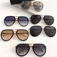 Luxury-Sunglasses Vintage Brand Oversized Pilot Glasses 100% UV Protection Carved Fashion Eyewear Oval Sunglasses with Package