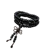 Sandalo naturale coreano 108 perline di preghiera in legno perline braccialetto braccialetto gioielli braccialetti per le donne uomini uomini unici dropshipping accessori