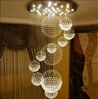 Moderne Kronleuchter K9 Kristalltropfen Leuchter-Beleuchtung Erröten-Einfassung LED Leuchte Decke hängende Lampe für Esszimmer Schlafzimmer