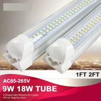 25pcs прямых продаж LED Встроенной трубка / лампа / свет U-образного 18W 2FT T8 Fluorescent AC85-265V высокого качества 60см Factory