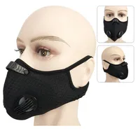 サイクリングマスク5色PM2.5フィルター防塵マスク活性炭の汚染防止自転車フェイスマスクOOA7790