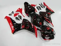 100% fitment Fairings for Honda CBR1000RR 2004 2005 black red Injection mold fairing kit CBR 1000 RR 04 05 FD22