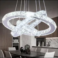 Moderne Innenglanzkristall-LED-Hängelampe Home Decor Kronleuchter Beleuchtung Pendelleuchten Leuchtkörper für Wohnzimmer Deckenleuchten