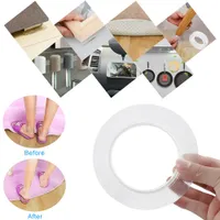 1 3 5m TOOL Transparent Color Double Side Removable Gel Nano Pad Grip Tape & double sided Viscosity