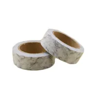 Japanese Paper Marble Washi Tape White Paper Masking Tapes Adhesive Tapes Stickers Decorative Stationery Tape 1.5cm*10m 2016