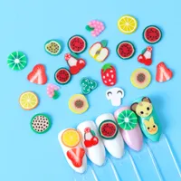 Fruit Animals Series Nail Art Polymer Clay Canes Fruit fimo slice Set Slices Decoration Acrylic Beauty Nail Sticker