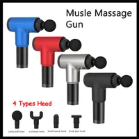 Massage Gun voor Musle Relaxation 2000mAh Relief Massager voor Neck Leg Schouder Gezichtstraining zonder 4 types Hoofdaccessoires