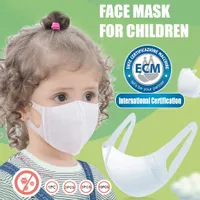 Máscara Facial crianças cobrir a boca tecido não-tecido respirável Crianças 3D 3-camadas Anti PM2.5 Anti-poeira Máscaras Facemask de protecção