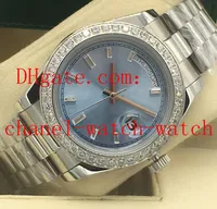 High Quality 3 Color 40mm Day-Date 228345 Bracelet Quadrante Marrone Diamante Bezel Mens Movement Automatic Mechanical Wrist Watches