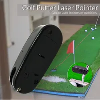 Czarny Golf Putter Laser Wskaźnik Umieszczanie Szkolenia Cel Korektor Korektor Poprawa narzędzi Pomocy Akcesoria do golfa NY056