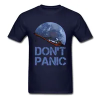 marca de ropa de diseñador para hombre polo Novedad Ocupar la Tierra SpaceX Camiseta Starman Hombre Elon Musk Space X Camiseta Camiseta de verano Don't Panic