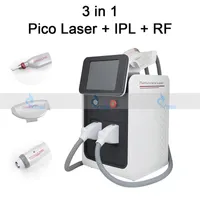 Machine 3in1 OPT Hair Removal Machine PicoSecond Pico Laser Tattoo Depment Impl