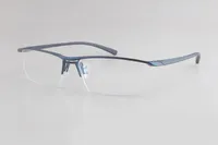 الجملة-التيتانيوم بدون شفة النظارات إطار العلامة التجارية مصمم الرجال نظارات دعوى نظارات القراءة P9112