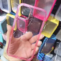 TPU Rensa material Färg Mobiltelefonskydd Väska till Galaxy Note 20 S20 S20 + Dubbel Transparent Modig och enkel Anti Droppe