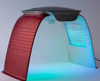 2021 Väte Varm kall Spray LED PDT Red Blue Light Therapy Machine Acne Avlägsnande Hudföryngring Photon Facial Care Mask