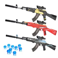 Assault Manual Rifle AK 47 Water Bullet Shooting Boys Outdoor Toys Sniper Arms Weapon Airsoft Air Guns Gift