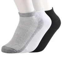 20Pcs = 10Pair Fest Mesh-Herrensocken unsichtbare Socken Mann-Sommer-Breathable Thin Boots-Socken Größe EUR 38-43 günstiger Preis