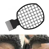 2 w 1 brudny warkocz grzebień Afro Twist Hair Comb African męskie Fryzjerstwo Afro Profesjonalne Twist Wave Curly Brush Grzebień 10 sztuk