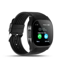 Slot de T8 GPS relógio inteligente Bluetooth Passometer Sports Activity perseguidor inteligente relógio de pulso com câmera Relógio SIM Pulseira iPhone Android Para