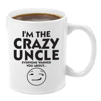 Je suis l'oncle fou dont vous avez entendu parler | Ensemble-cadeau premium 11oz Coffee Mug - Cadeaux Oncle pour les enfants, anniversaire, nièce, pour bébé, nouveauté, bon,