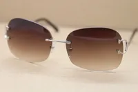 Luxus- Fashion Trend 4193829 Sonnenbrille Marke Qualität 2017 Heiße Sonnenbrille für Frauen Niedriger Preis UV400 Schutz Sonnenbrille Randlose Sonnenglas