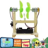 Wind Power Generation Modell Kit Wissenschaftliches Experiment Spielzeug für Kinder Erkunden der Physik Pädagogische Handgemachte Montage Spielzeug Geschenke