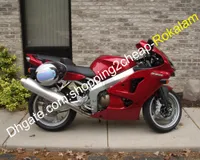 För Kawasaki Cowling Red Ninja ZX6R 636 2000 2001 2002 ZX-6R 00 01 02 ZX 6R ZX-6R Bodywork ABS Autocykel Fairing Kits (formsprutning)